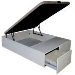 Sommier elevatório com gavetas