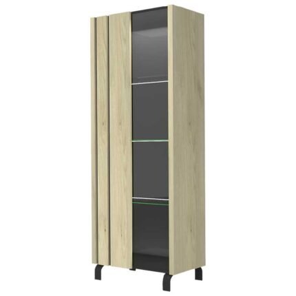 vitrine 1 porta moderna