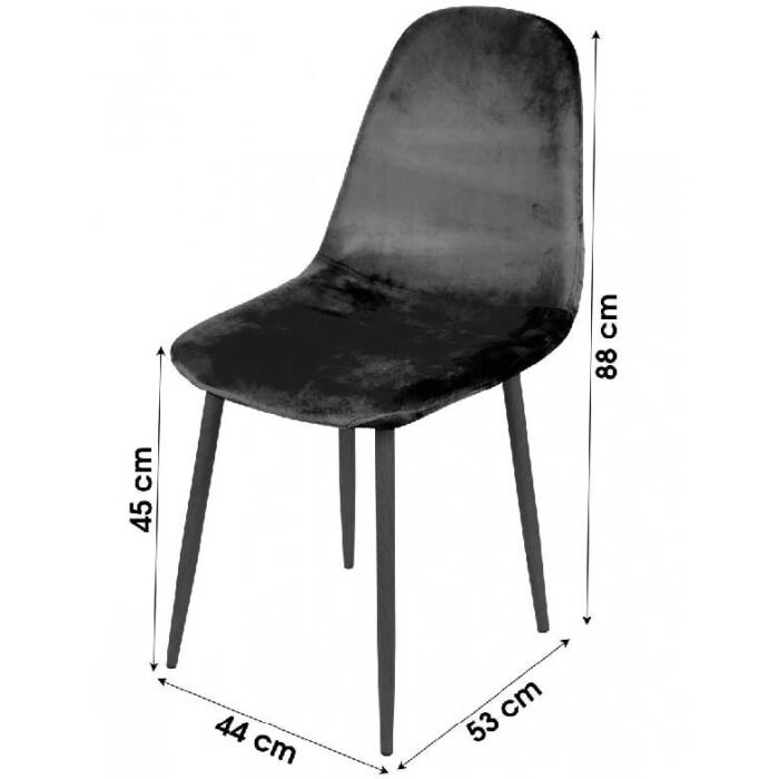 cadeira nordica preto