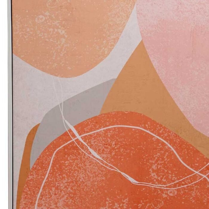 Pintura Dkd Home Decor Poliestireno Abstrato 2 Pcs