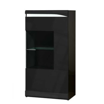 elementro vitrine ovio preto