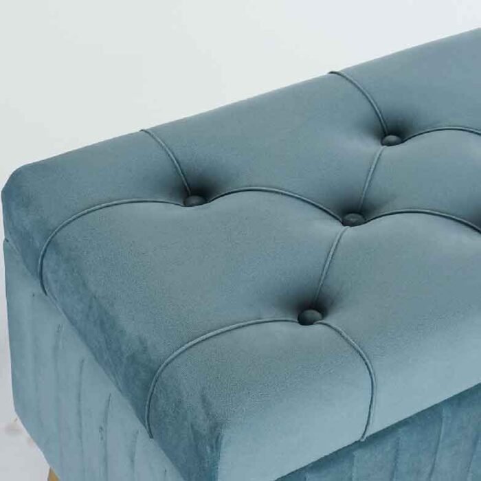 banqueta turquesa