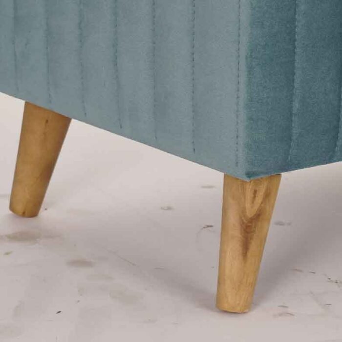 banqueta turquesa