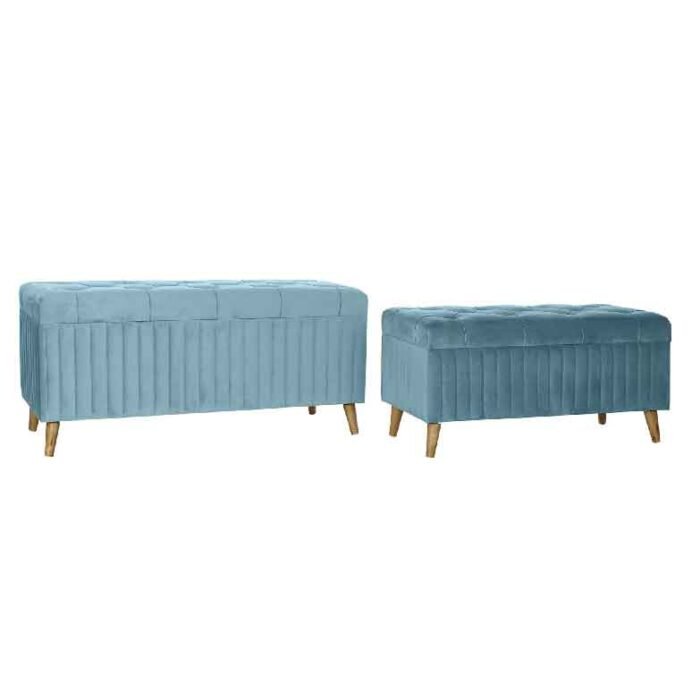 banqueta turquesa