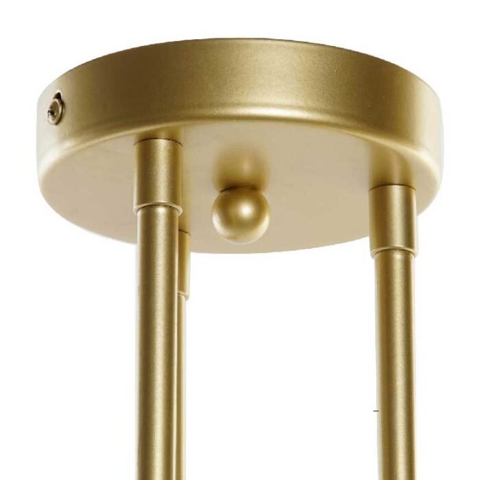 candeeiro teto dourado