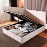 CAMA ESTOFADA C/ SISTEMA ELEVATÓRIO