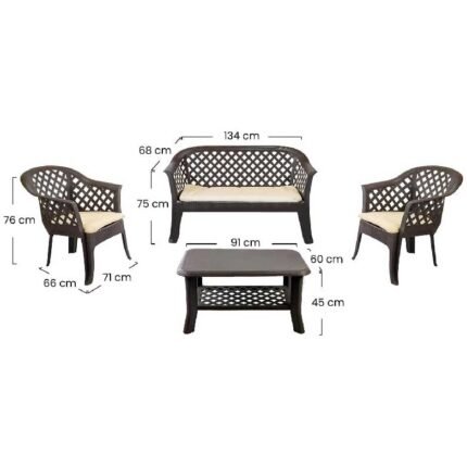 conjunto jardim varanda