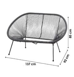 sofa 2 lugares cabana