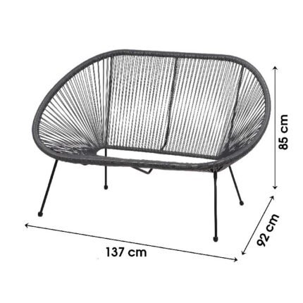 sofa 2 lugares cabana