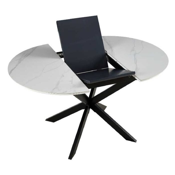 mesa sala redonda extensível Cerâmica