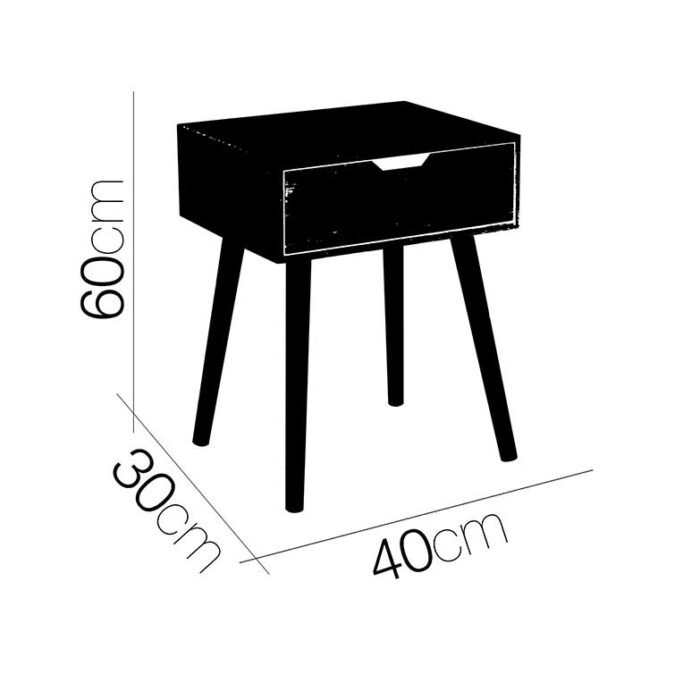 MESA DE CABECEIRA 1 GAVETA