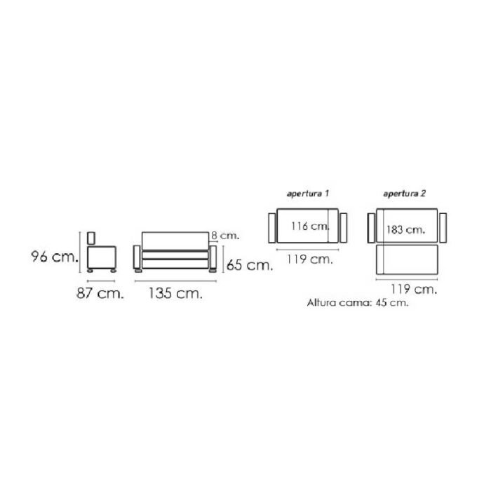 sofa cama pequeno