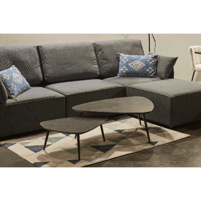 mesa de centro ceramica preto