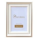 MOLDURA BRANCA/CHAMPANHE 10X15CM P3815-091T-1