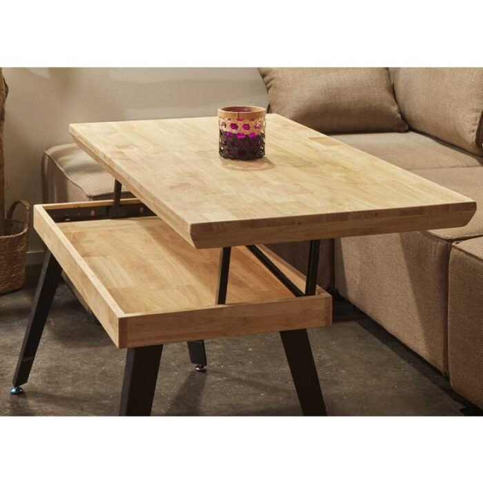 mesa de centro elevatória nórdica