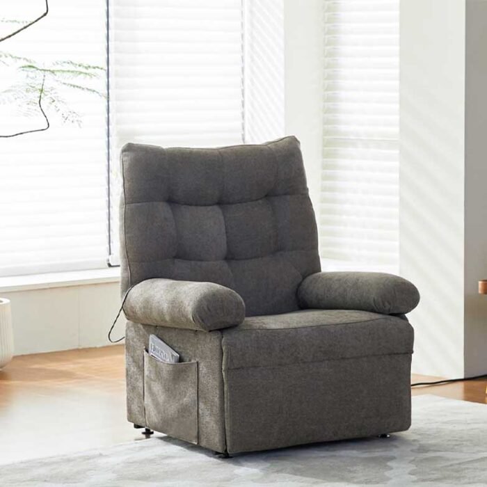 Cadeirão Relax Elevatório Cinza