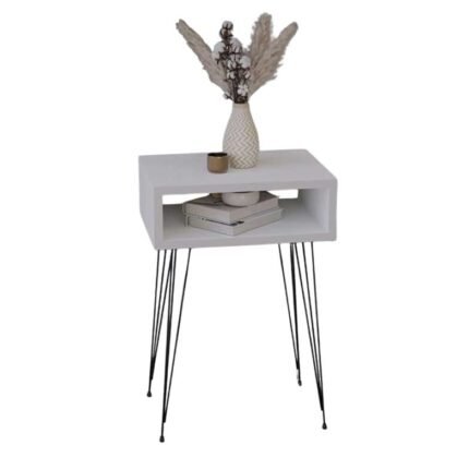 mesa de cabeceira nórdica