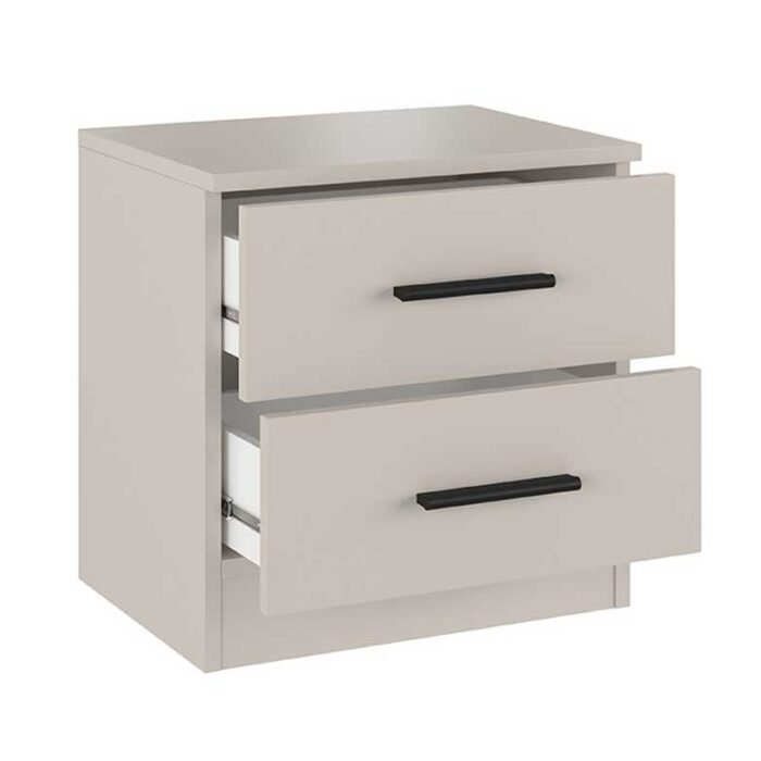 mesa de cabeceira bege