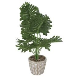 planta artificial com vaso