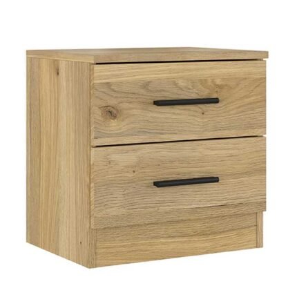 mesa de cabeceira 2 gavetas moderna