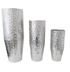 Vaso de Metal Prateado