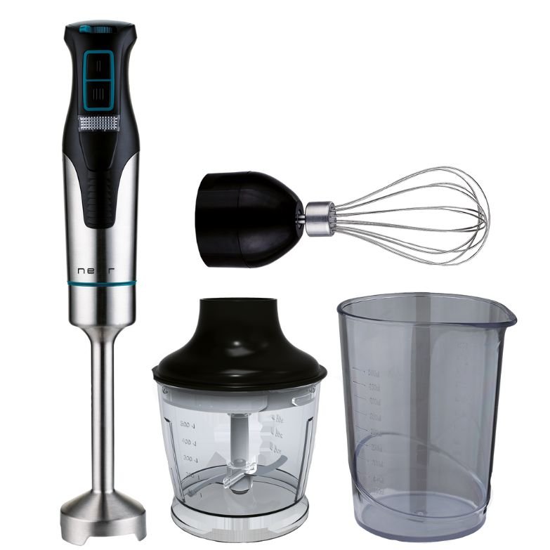 Set Batidora Varilla 1.200W com Acessórios