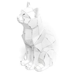 Gato Origami Poliresina