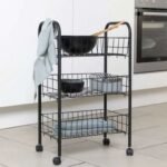 Carro Metal Preto com Rodas