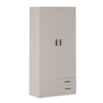 Armário 2 portas e 2 gavetas beje