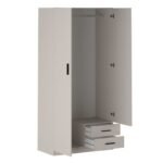 Armário 2 portas e 2 gavetas beje