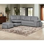 Sofá de Canto com Arca e Puffs