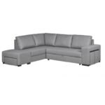 Sofá de Canto com Arca e Puffs