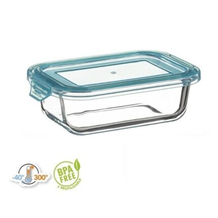 Caixa de Vidro Retangular 370ML