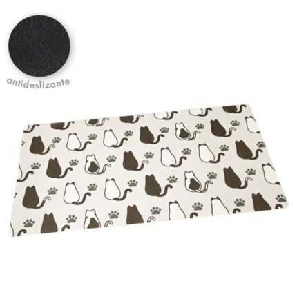 tapete antideslizante gatinhos