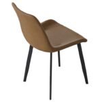 Cadeira de jantar estofada