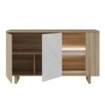 Aparador 2 Portas com Nicho e LED