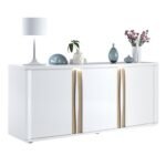 Aparador 3 portas branco lacado