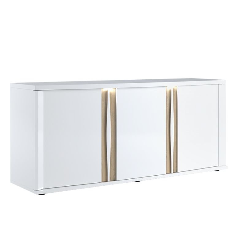 Aparador 3 portas branco lacado