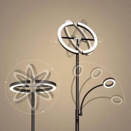 Candeeiro de pé IRIS com braço de leitura