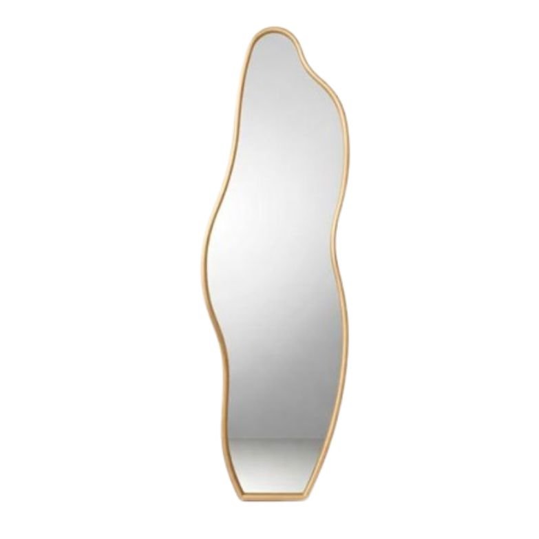 Espelho moldura dourada