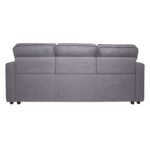 Sofá Cama Malmo 90 Dax - Sofá estofado - 3 lugares - Cinza-7