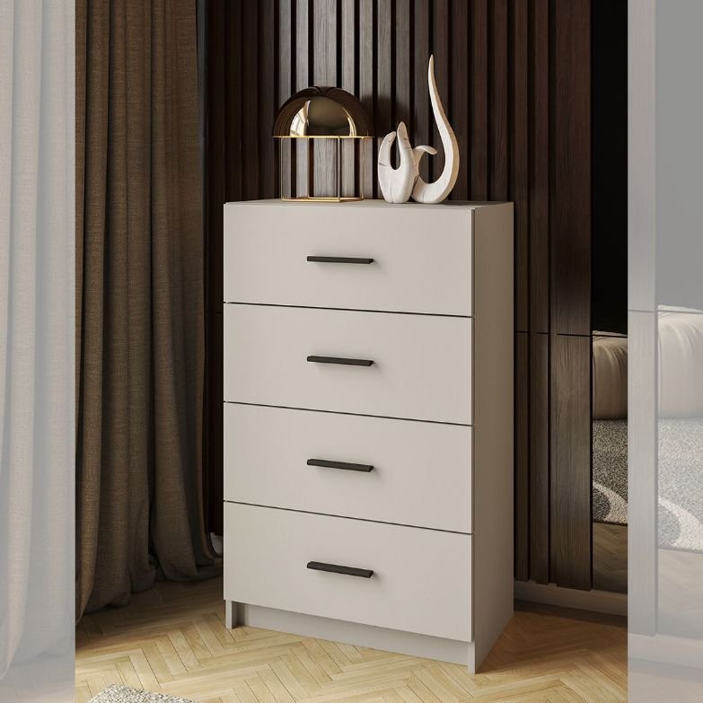 camiseiro 4 gavetas beje