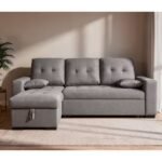 Sofá Chaise longues com cama e arca