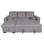 Sofá Chaise longues com cama e arca