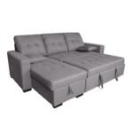 Sofá Chaise longues com cama e arca