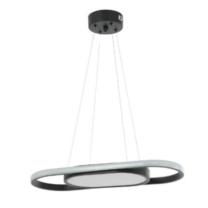 Suspensão de Teto LED Preta