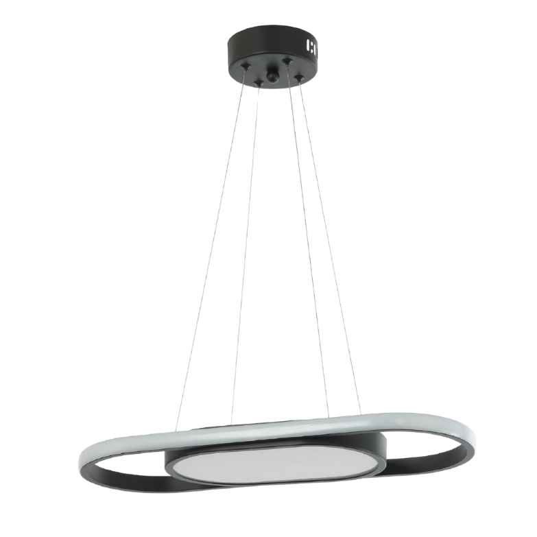 Suspensão de Teto LED Preta