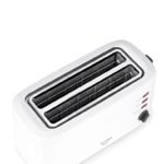 Torradeira FLAMA Branca 1630W 948FL – 2 Fendas Longas e 6 Níveis de Tostagem
