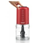Picadora HAEGER Chop Master 500W Vermelha – 500 ml, 4 Lâminas e 2 Velocidades