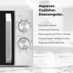 Micro-ondas com Grill Inox 20L 1815FL – 700W